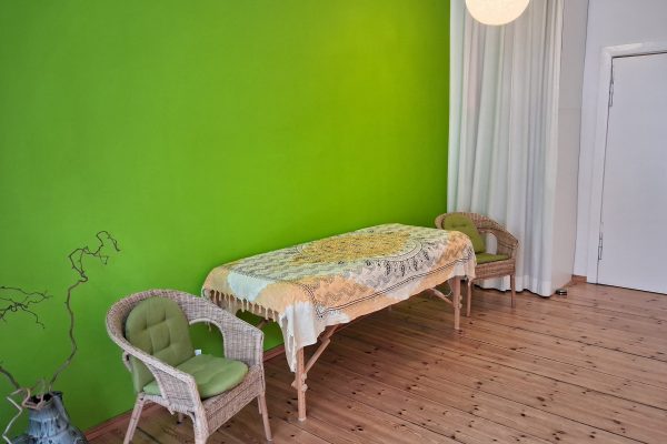 Coachingraum Massageliege